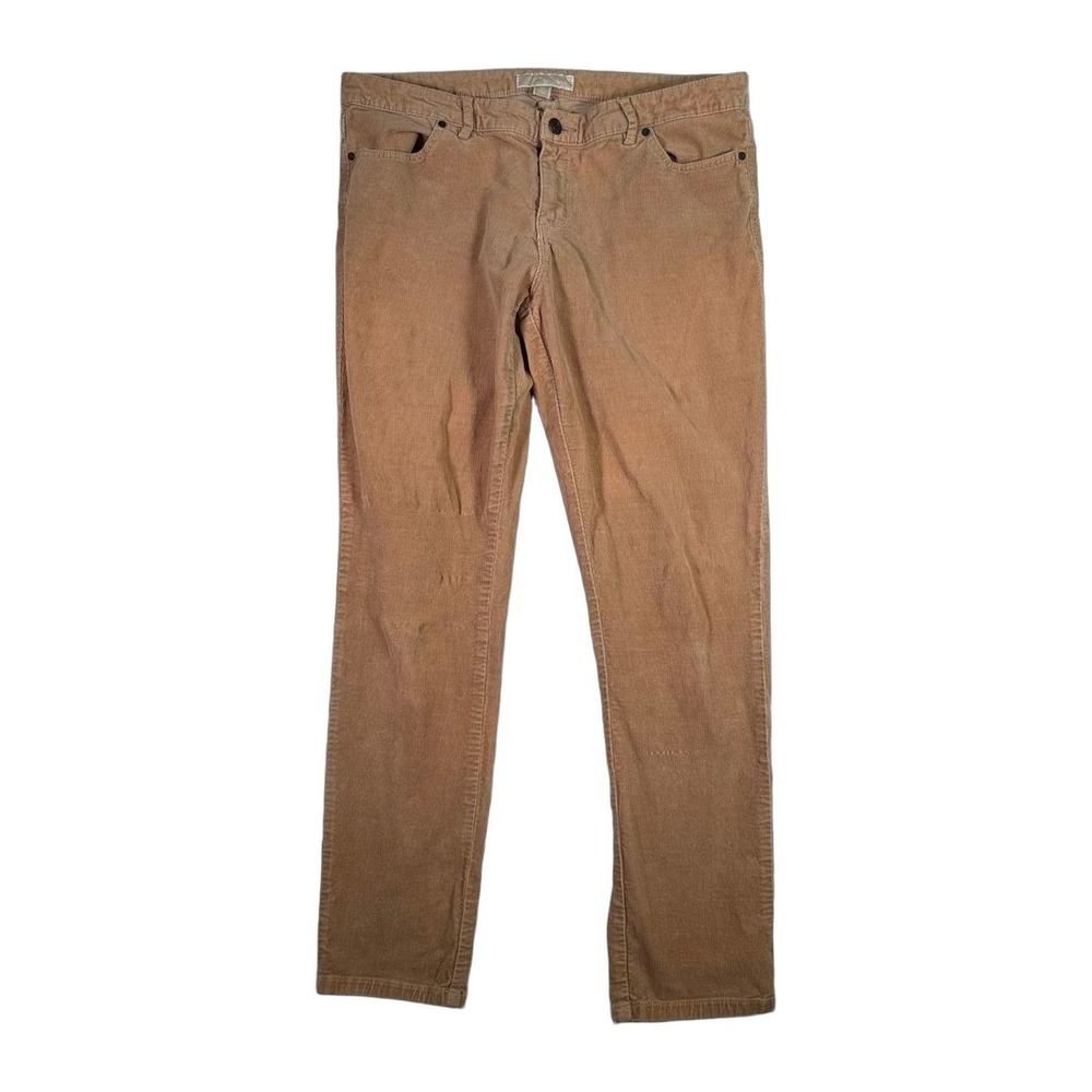 Michael Kors Women Size 10 Tan Corduroy Pants Straight Leg Casual Everyday
